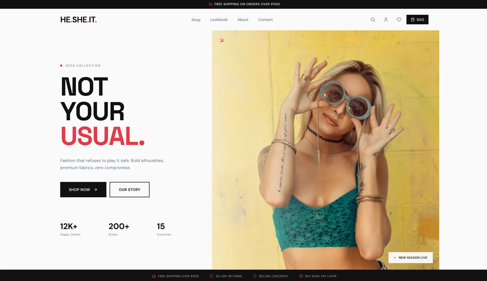 HE.SHE.IT. website homepage screenshot